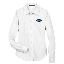 Load image into Gallery viewer, Women's Broadcloth Woven Dress Shirt