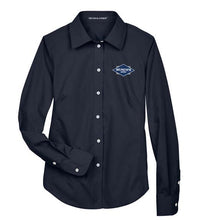 Load image into Gallery viewer, Women's Broadcloth Woven Dress Shirt
