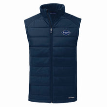 Load image into Gallery viewer, Men's Cutter & Buck Evoke Honeycomb Fleece Full Zip Vest