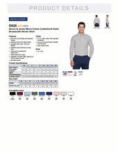Load image into Gallery viewer, Men's Broadcloth Woven Dress Shirt