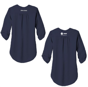 Women's 3/4-Sleeve Tunic Blouse