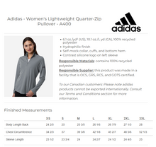 Cargar imagen en el visor de la galería, Women's Adidas Lightweight Pullover
