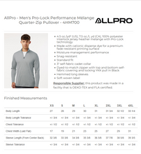 Cargar imagen en el visor de la galería, Men's All Pro Pro-Lock Performance Mélange 1/4 Zip
