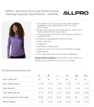 Cargar imagen en el visor de la galería, Women's All Pro Pro-Lock Performance Mélange 1/4 zip
