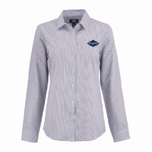 Cargar imagen en el visor de la galería, Women's Cutter &amp; Buck Pinstripe Dress Shirt
