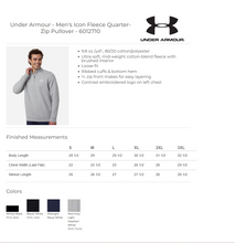 Load image into Gallery viewer, Men's Under Armour Icon Fleece 1/4 Zip Pullover
