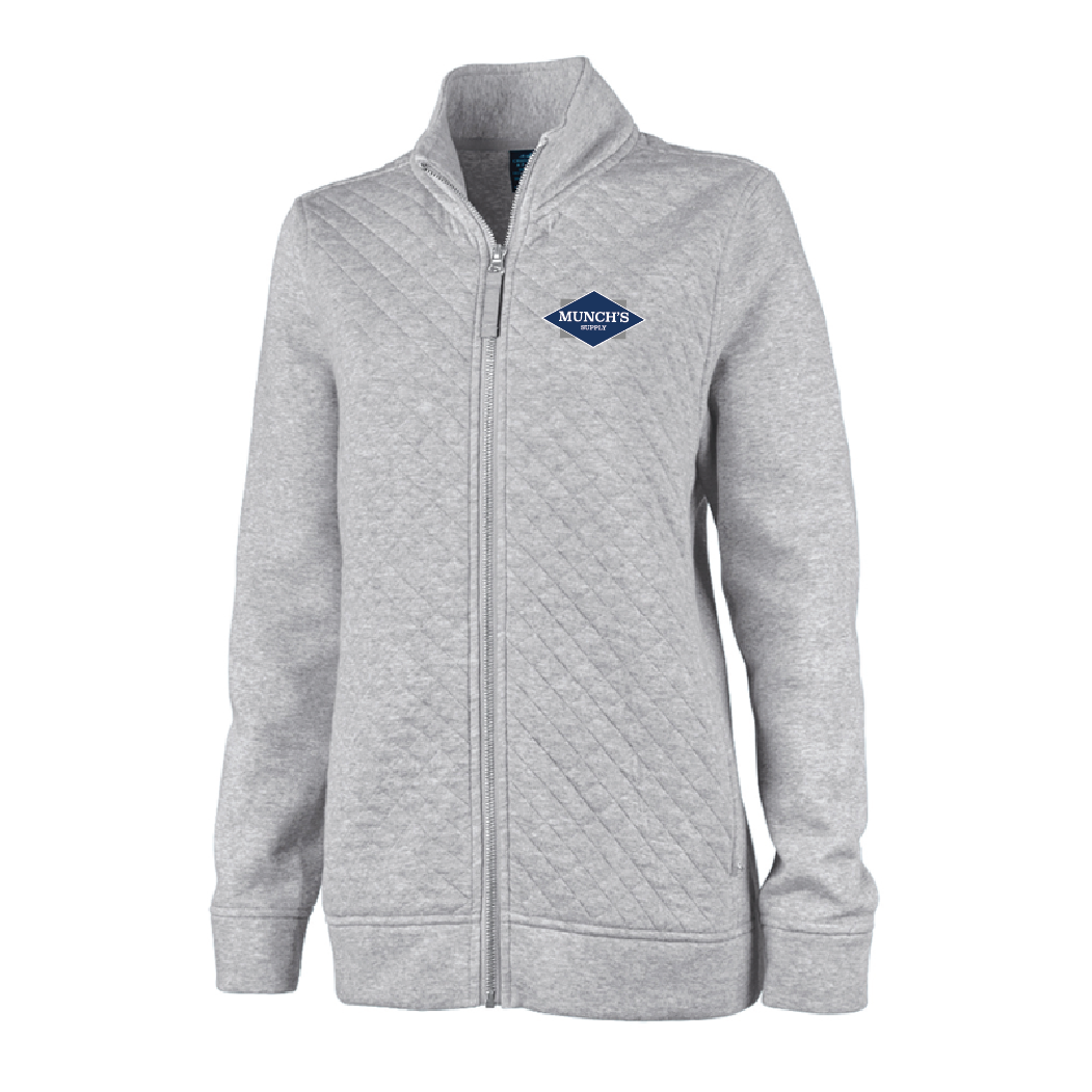 Women's Quilted Full-Zip Jacket, Hooded